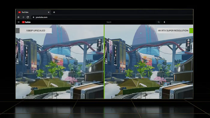 Nvidia دقة الفيديو الفائقة RTX