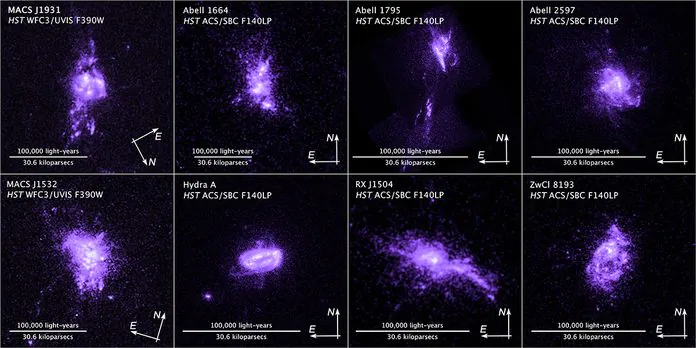 Ryškiausios klasterių galaktikos