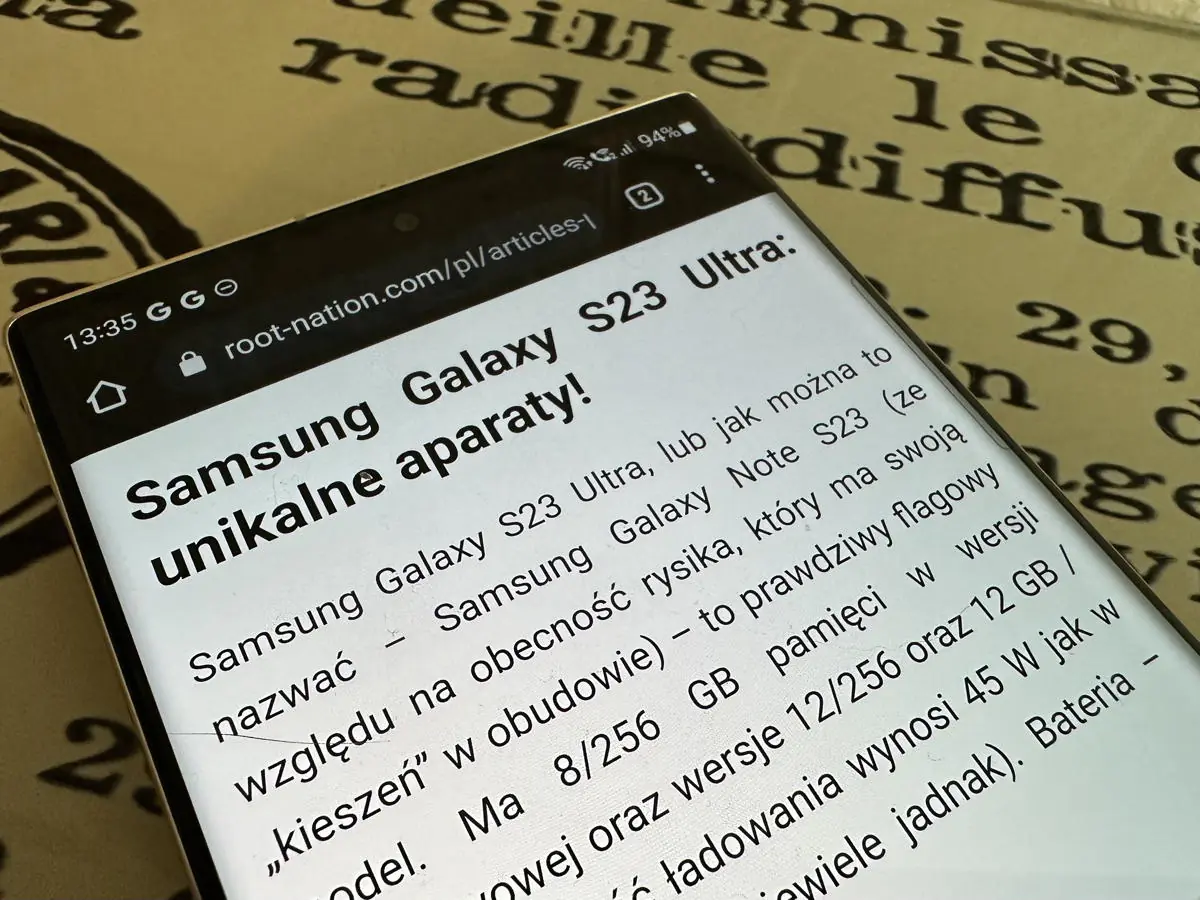 tester Samsung Galaxy S23 ultra