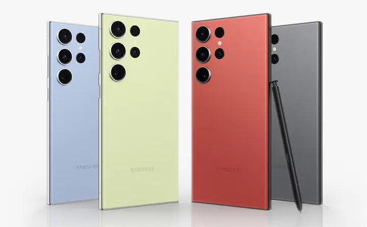 Samsung Galaxy צבעי S23 Ultra