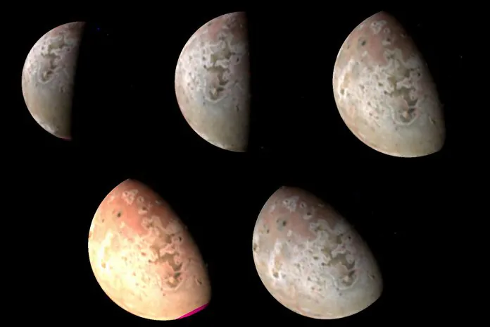 Juno는 지금까지 Io의 가장 훌륭하고 선명한 이미지를 촬영했습니다.