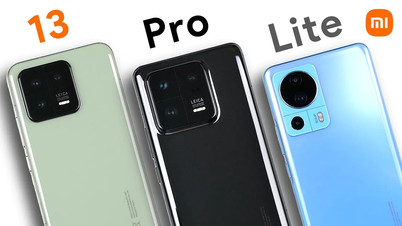 Xiaomi 13 vs Xiaomi 13 Pro vs Xiaomi 13 Lite