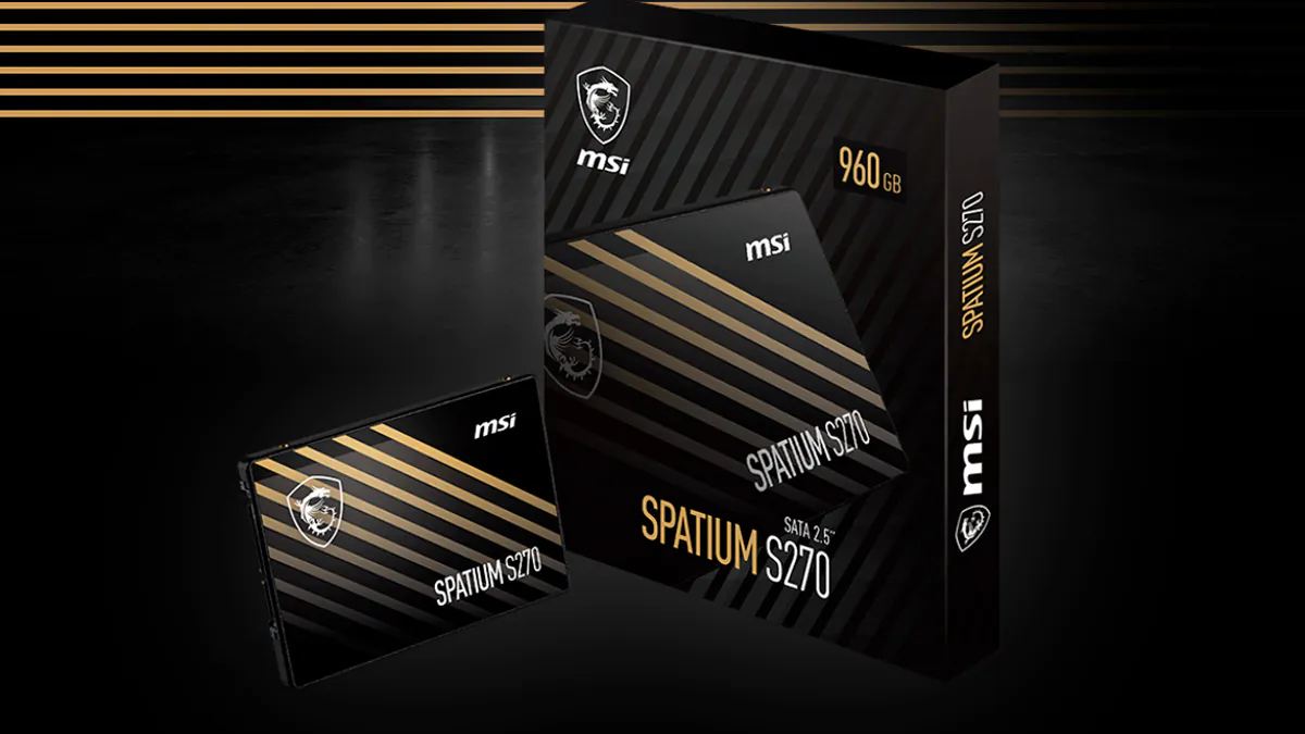 MSI Spatium S270 review: the strangest SSD in the company?