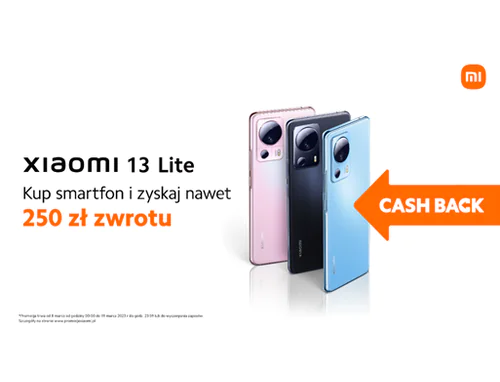 Najnowszy Xiaomi 13 Lite z okazji dnia kobiet o 250 zł taniej!