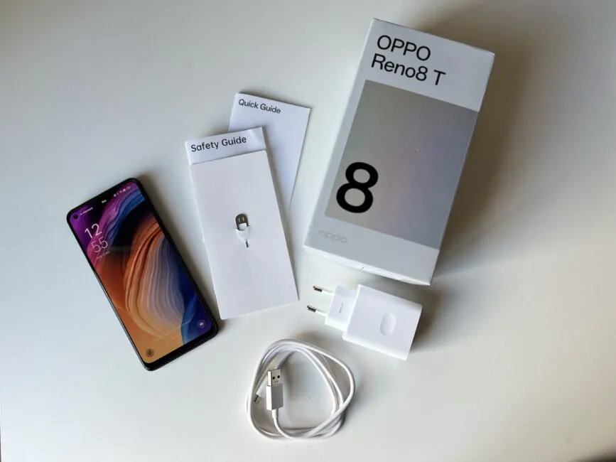 OPPO Reno 8T zestaw