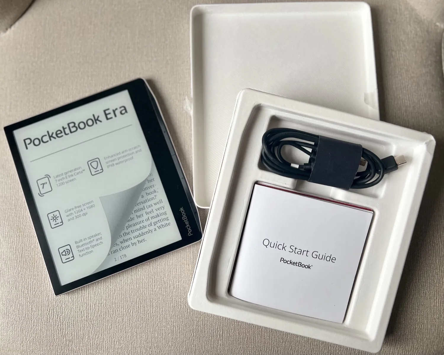 Unboxing the brand new Pocketbook Era e-reader - Good e-Reader