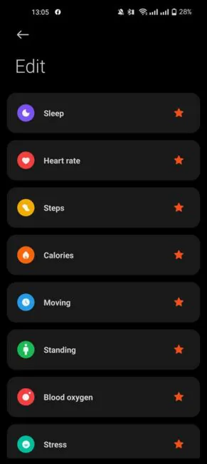 Xiaomi S1 Pro 보기: Mi Fitness