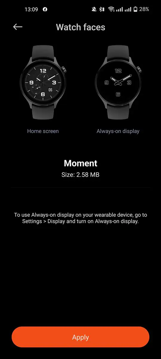 Xiaomi S1 Pro 보기: Mi Fitness
