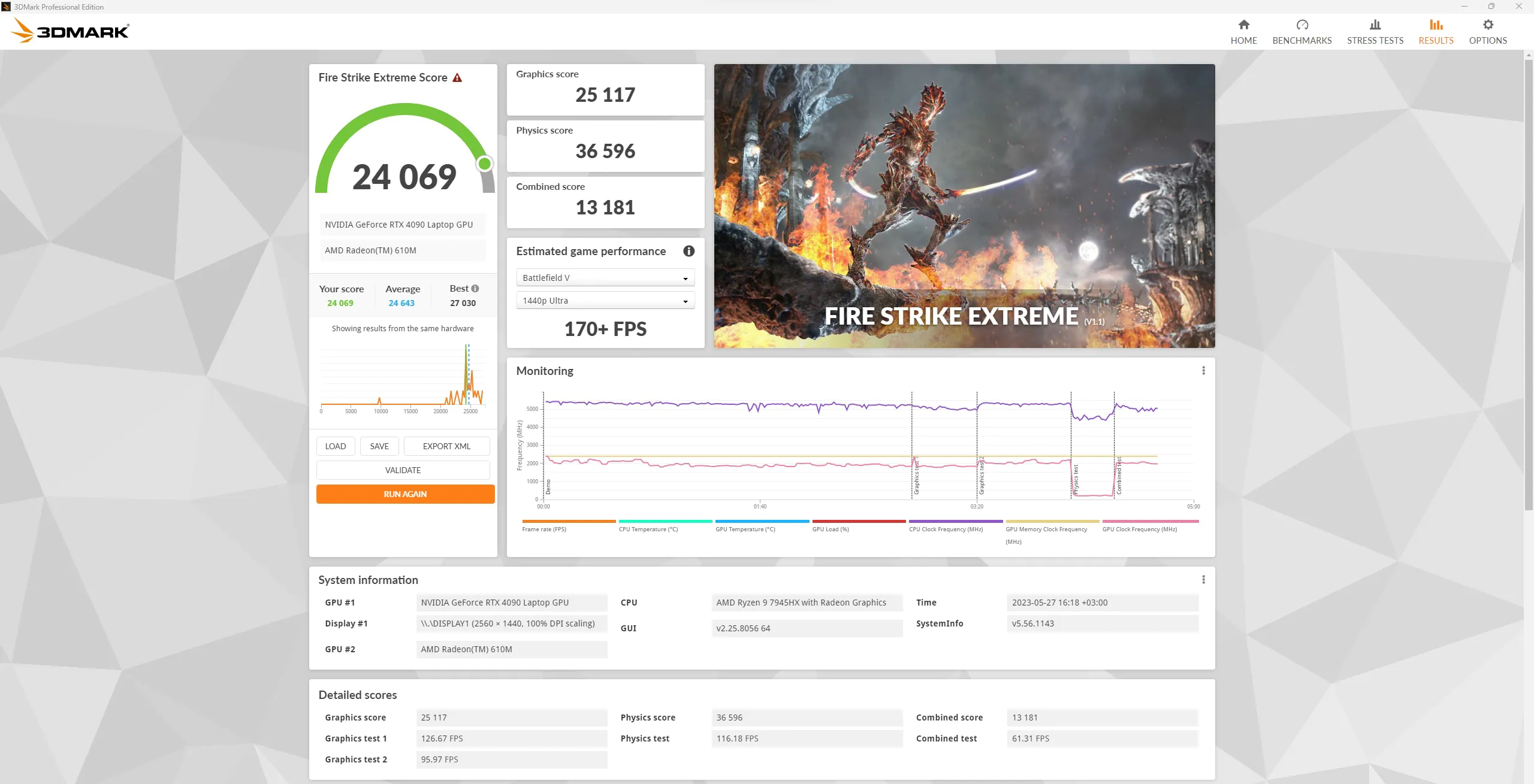 3DMark - Fire Strike - Extrem