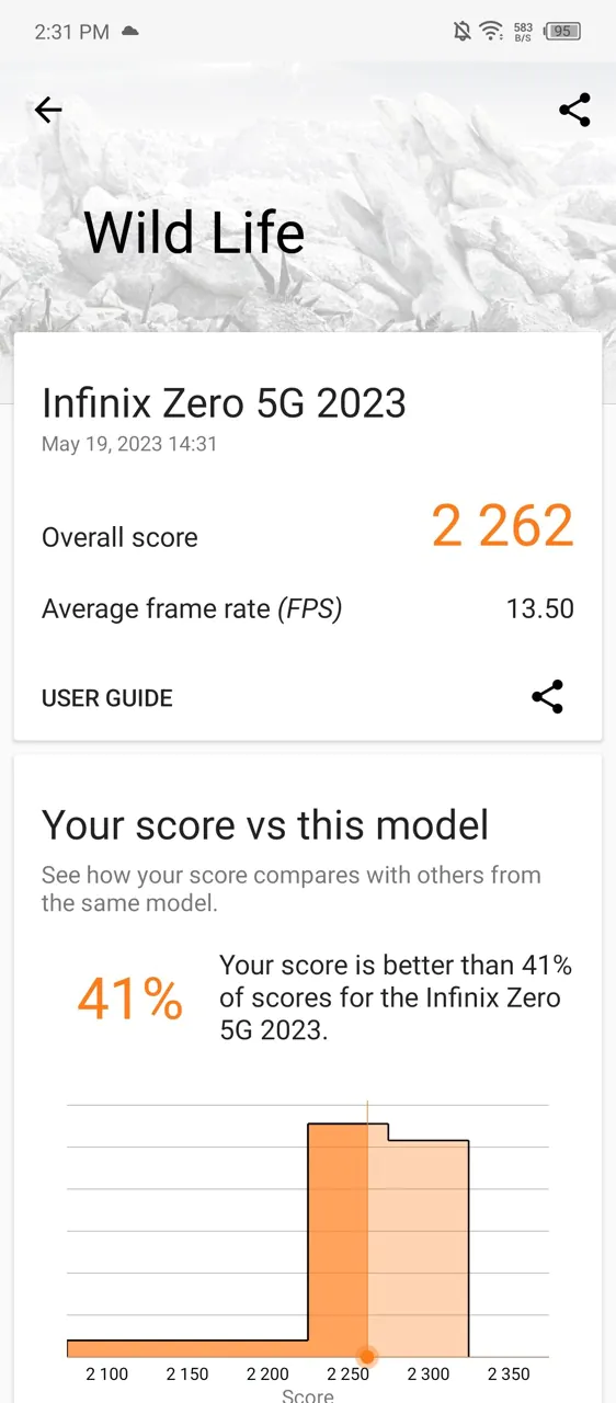 Infinix Schermata Zero 5G 2023