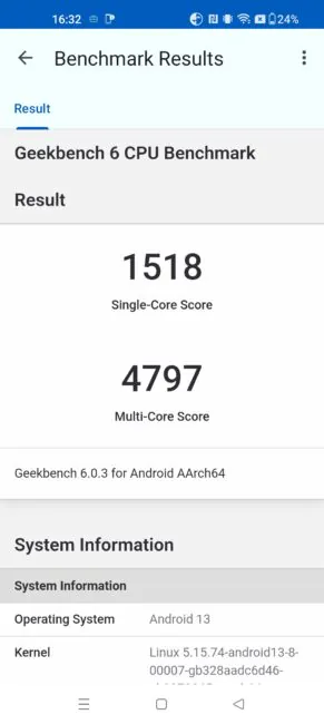 OnePlus 11 5G benchmark