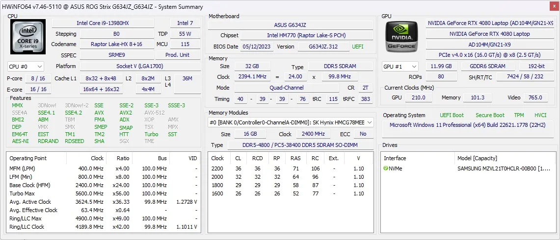 ASUS ROG Strix Scar 16