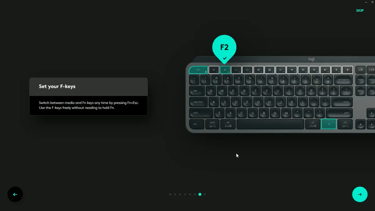 Teclas Logitech MX S