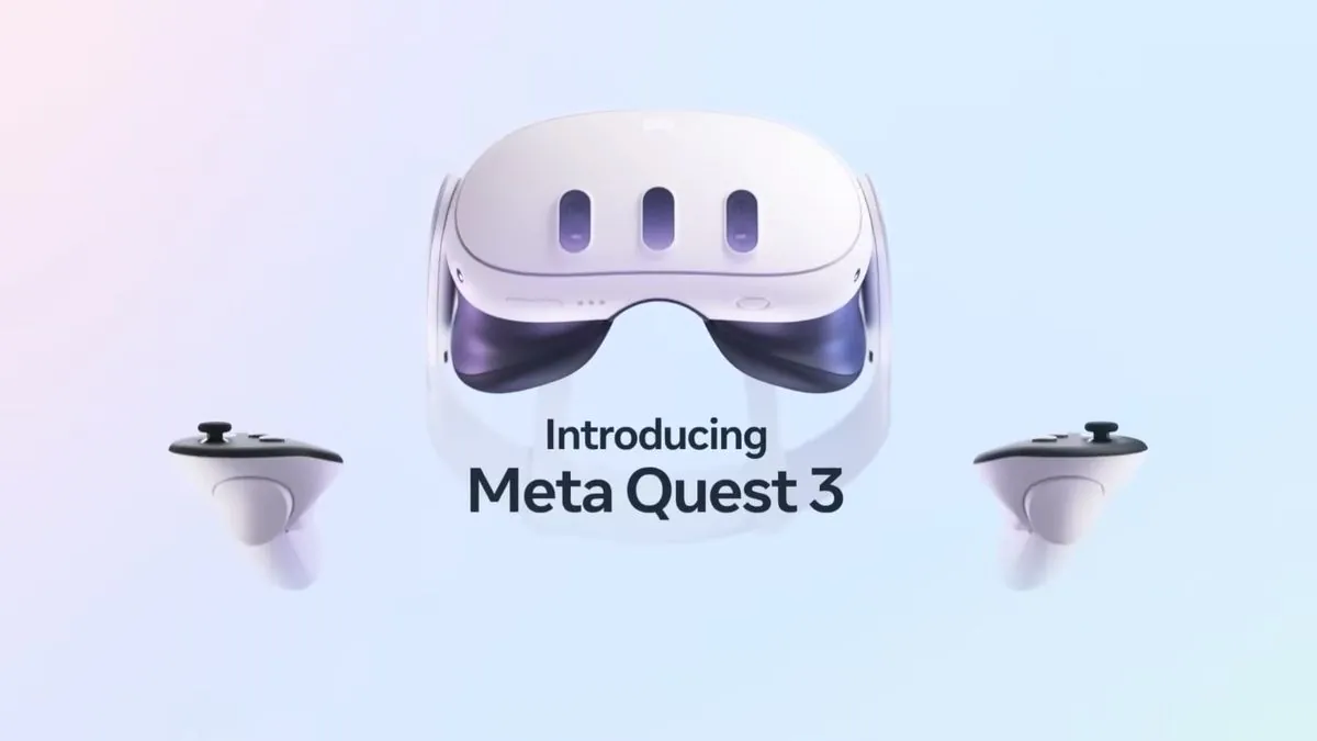Meta представила гарнітуру змішаної реальності Quest 3 напередодні VR-дебюту Apple