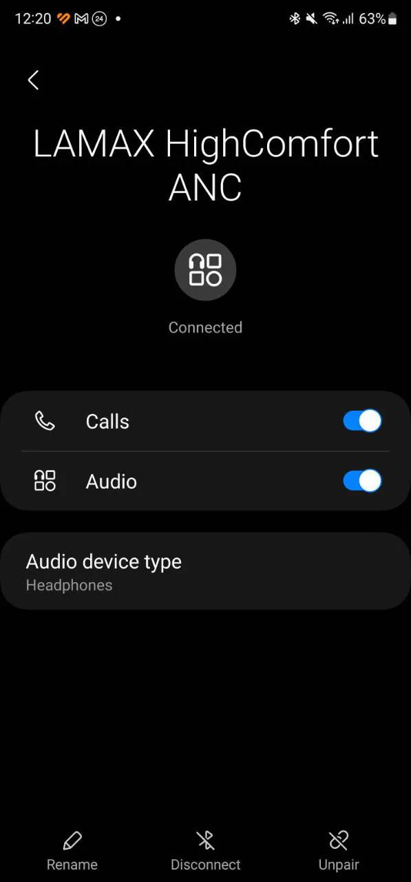 Lamax HighComfort ANC Connection
