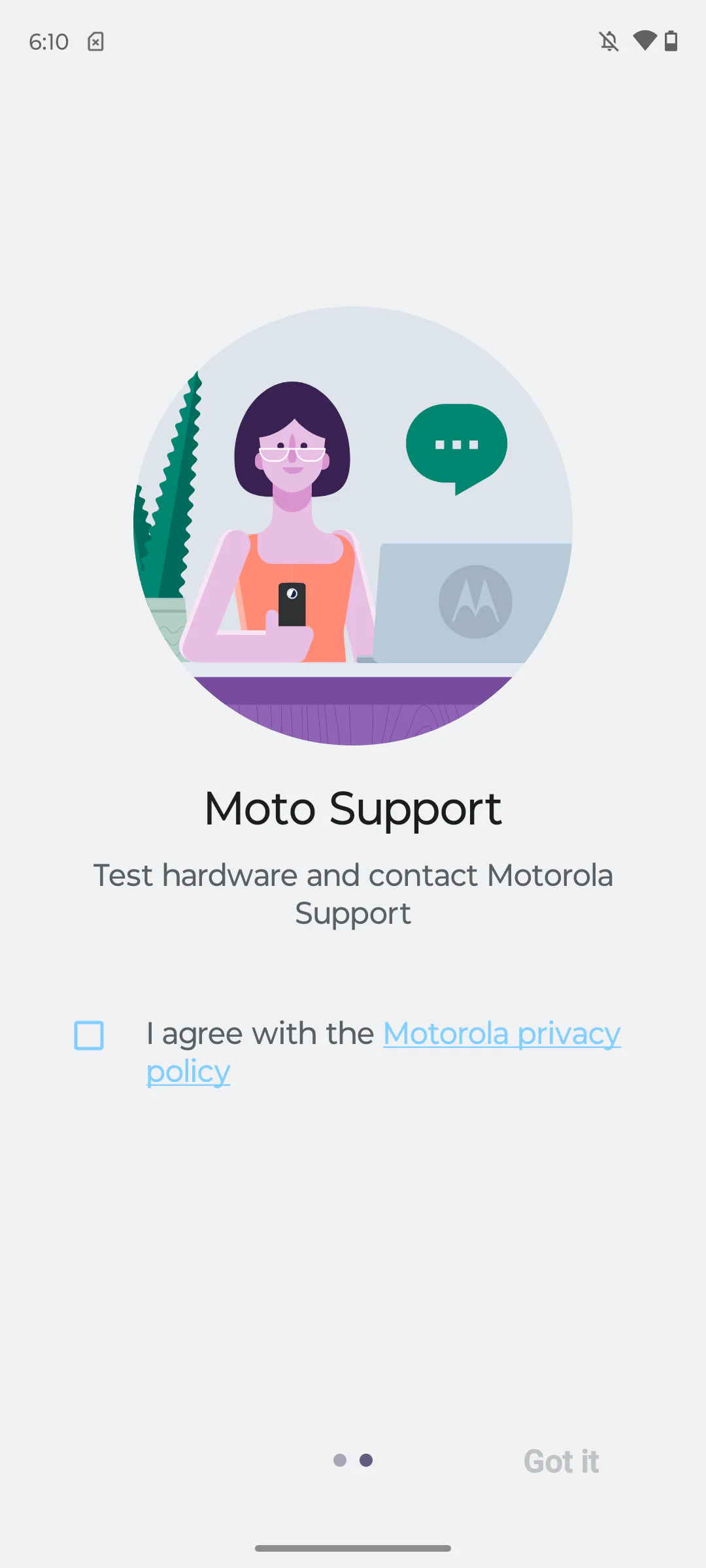 Motorola beoordeling van software en apps