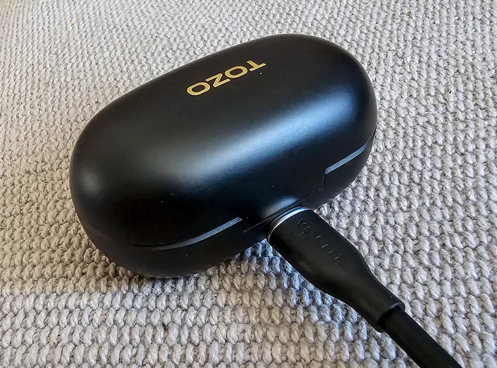 TOZO Golden X1 USB-C Charging