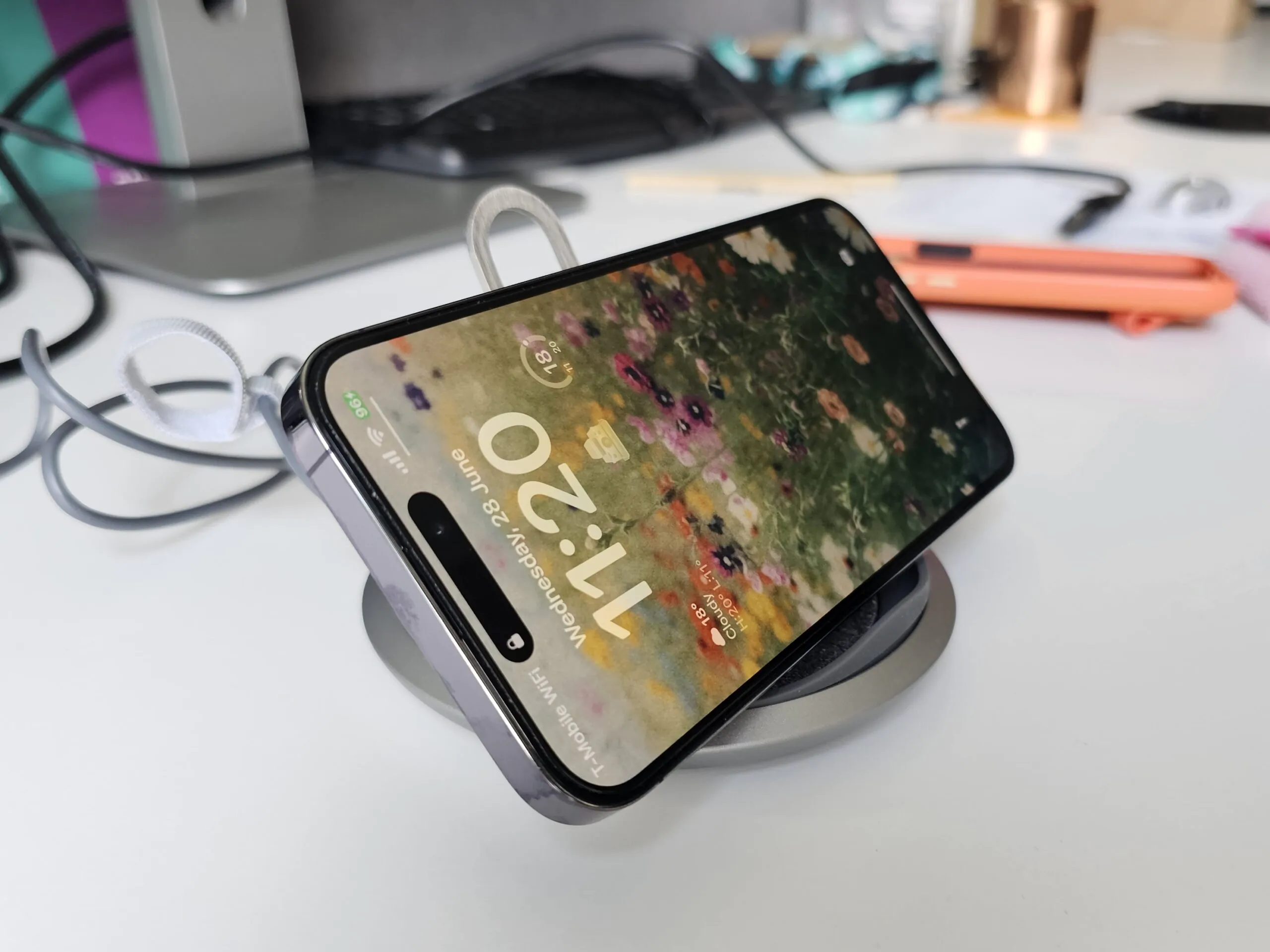 iPhone charging