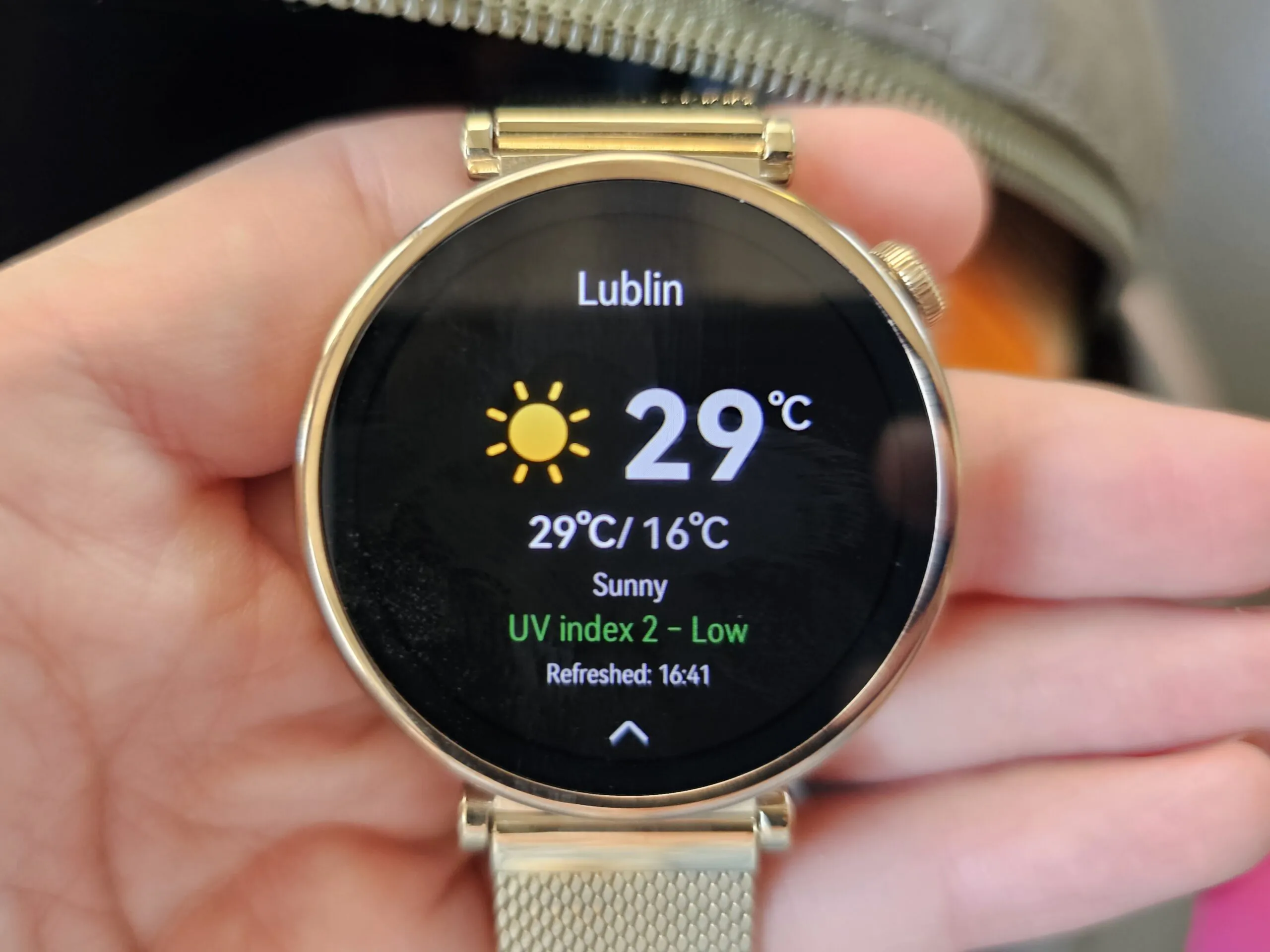 HUAWEI WATCH GT 4 - időjárás