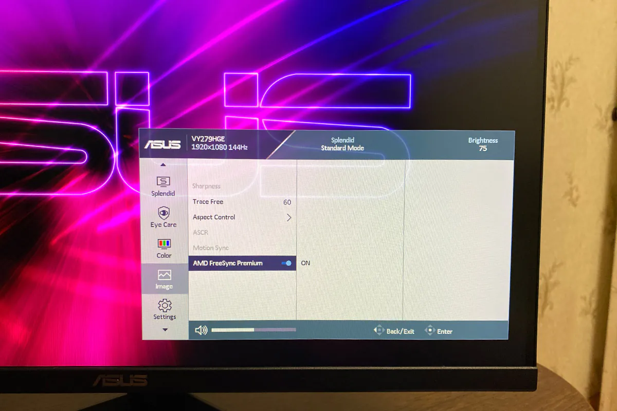 ASUS VY279HGE monitor with to health attention review