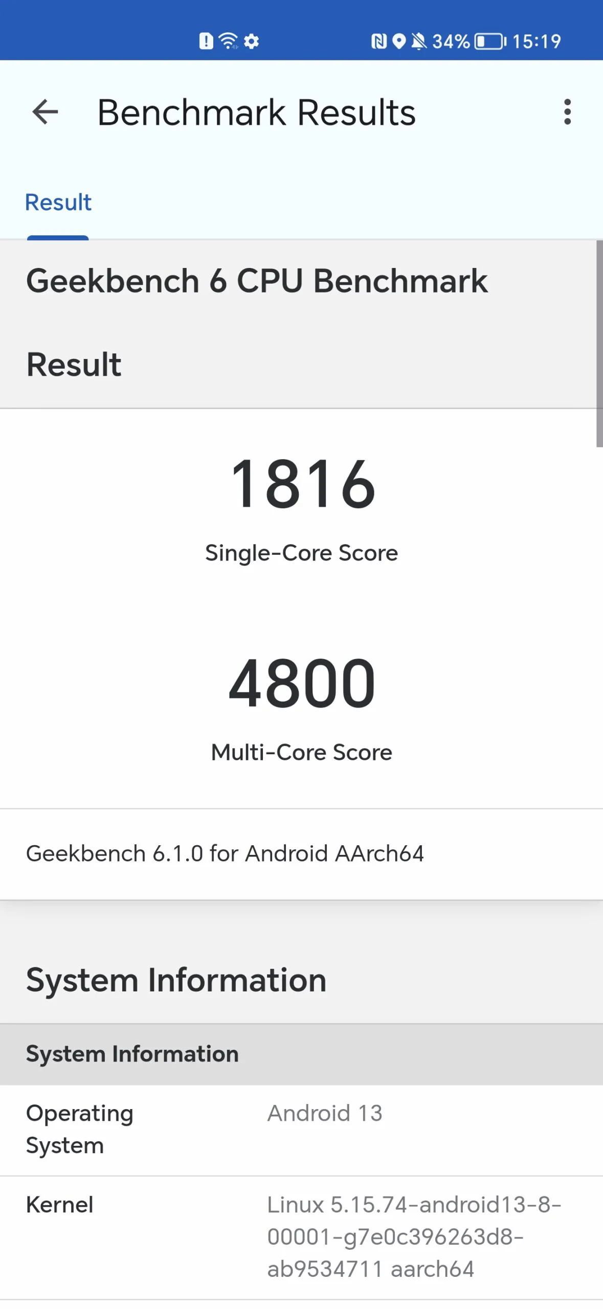 Benchmarkuri HONOR Magic5 Pro 5G