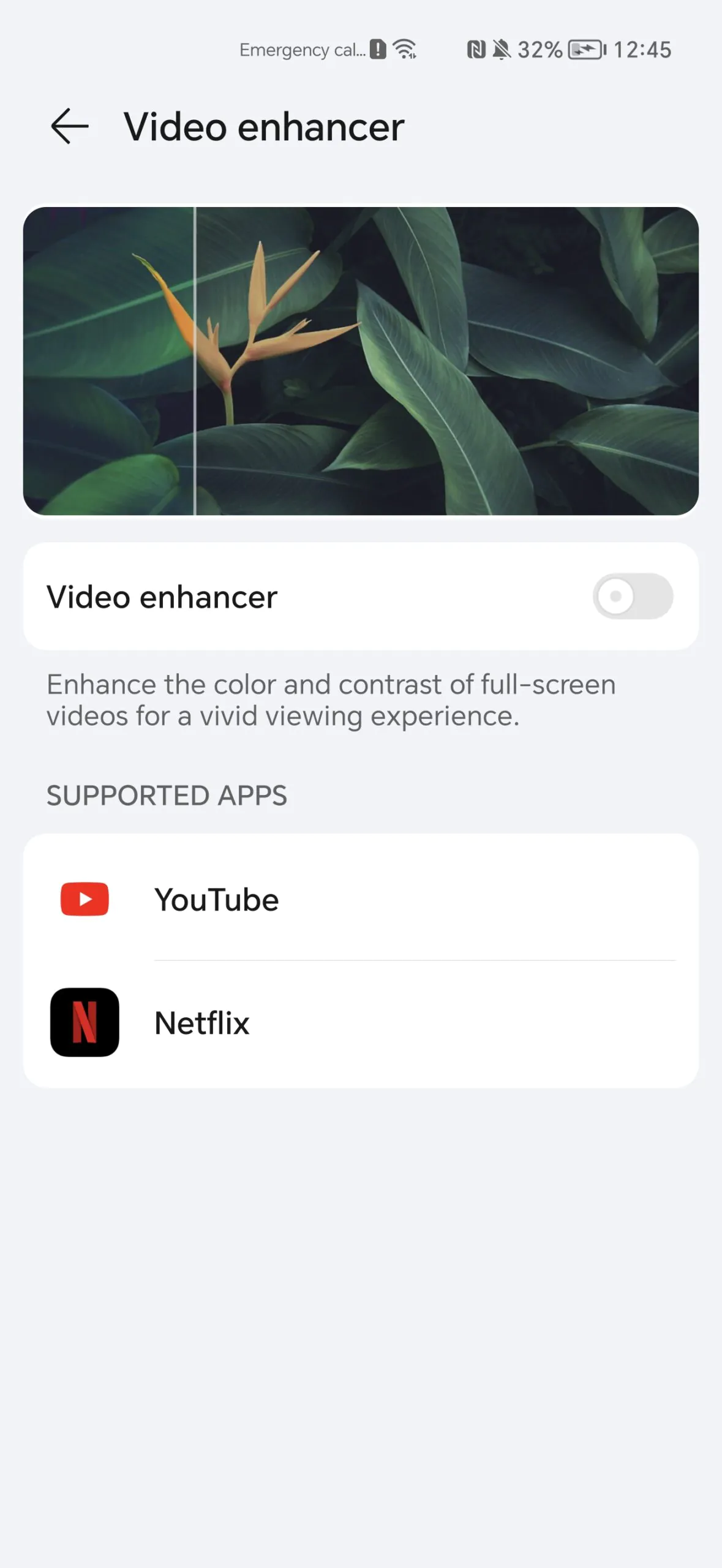 HONOR screen UI