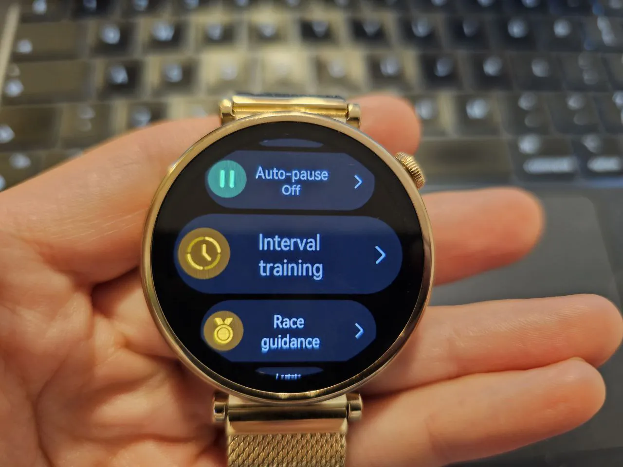 HUAWEI WATCH GT 4 - training settings