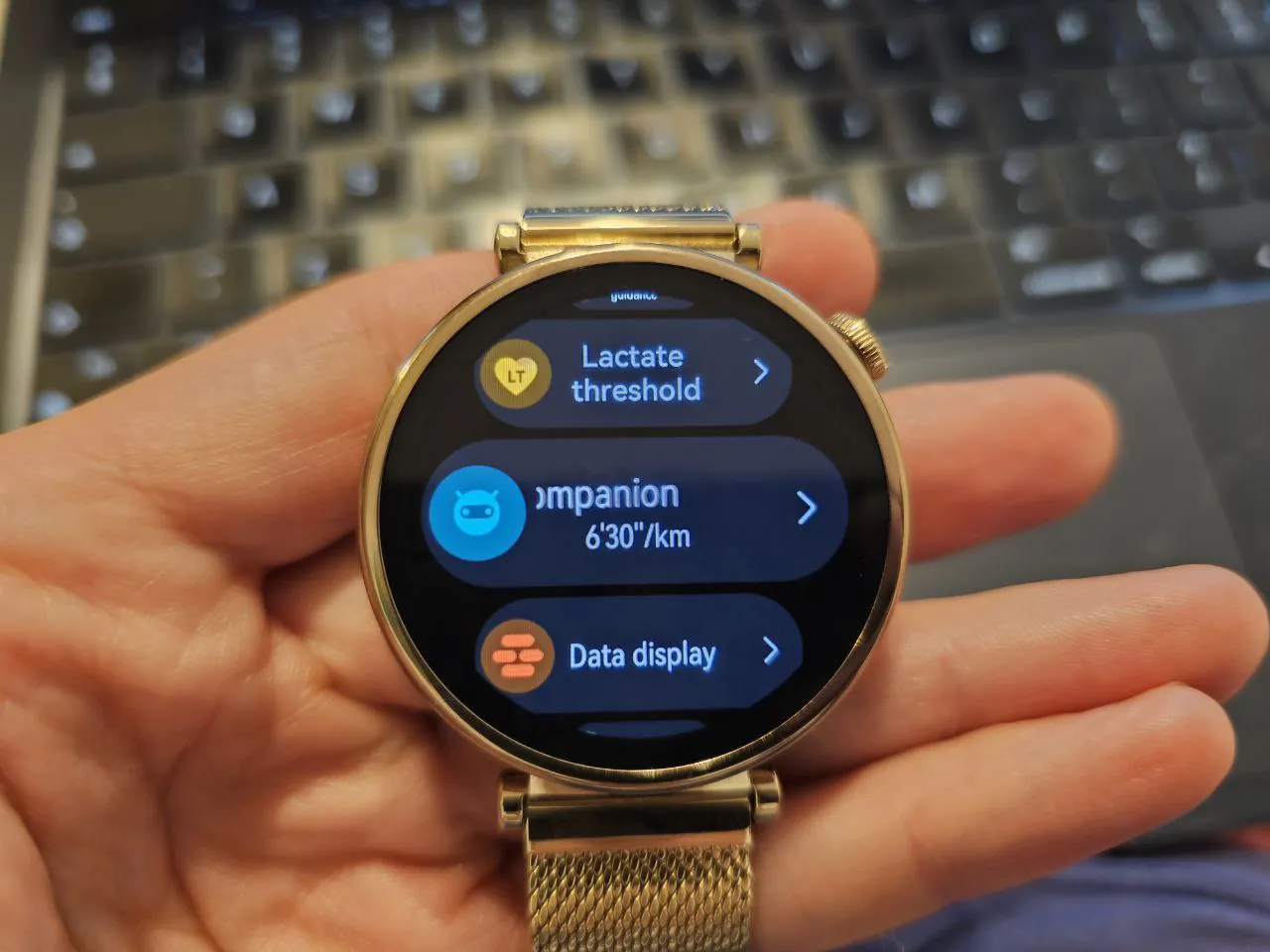 HUAWEI WATCH GT 4 - training settings