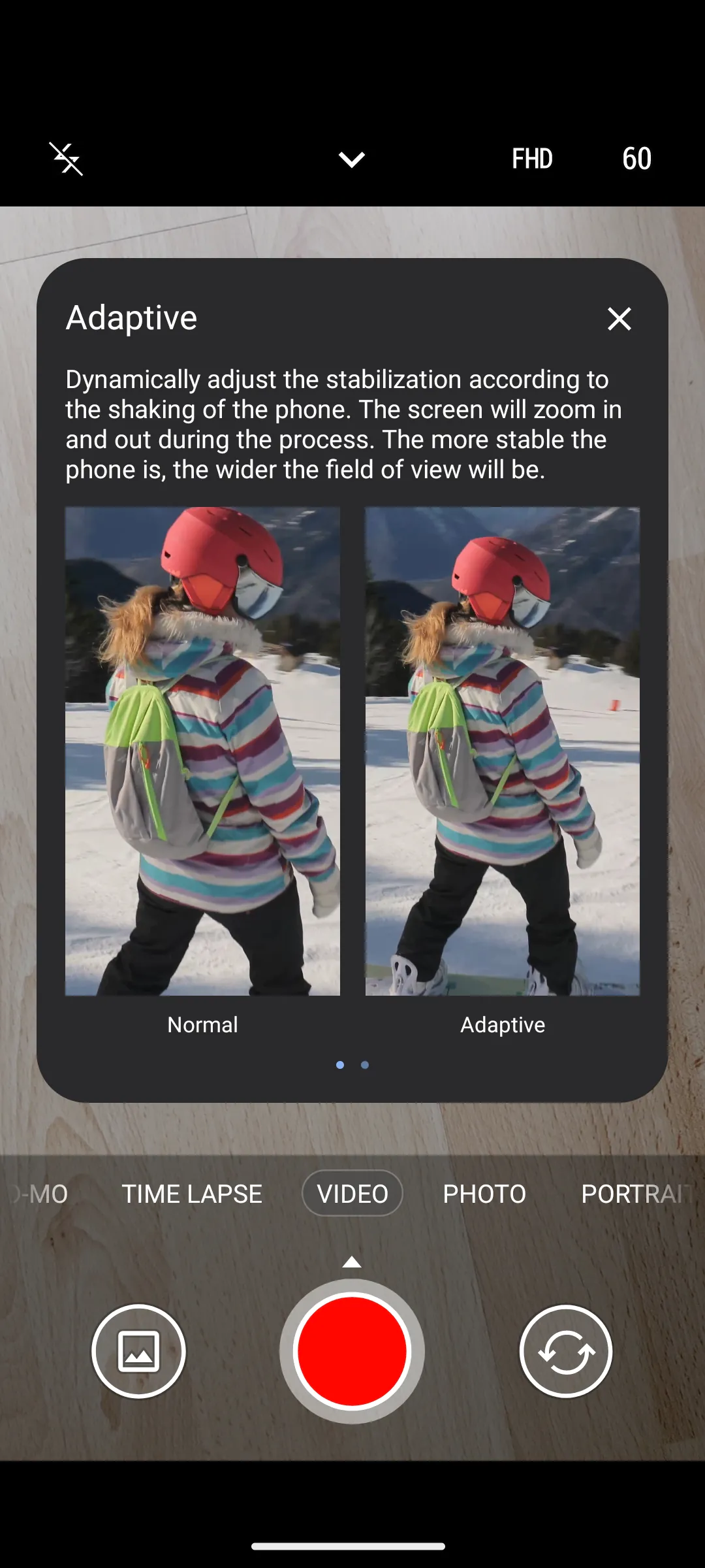 Zenfone 10 camera UI