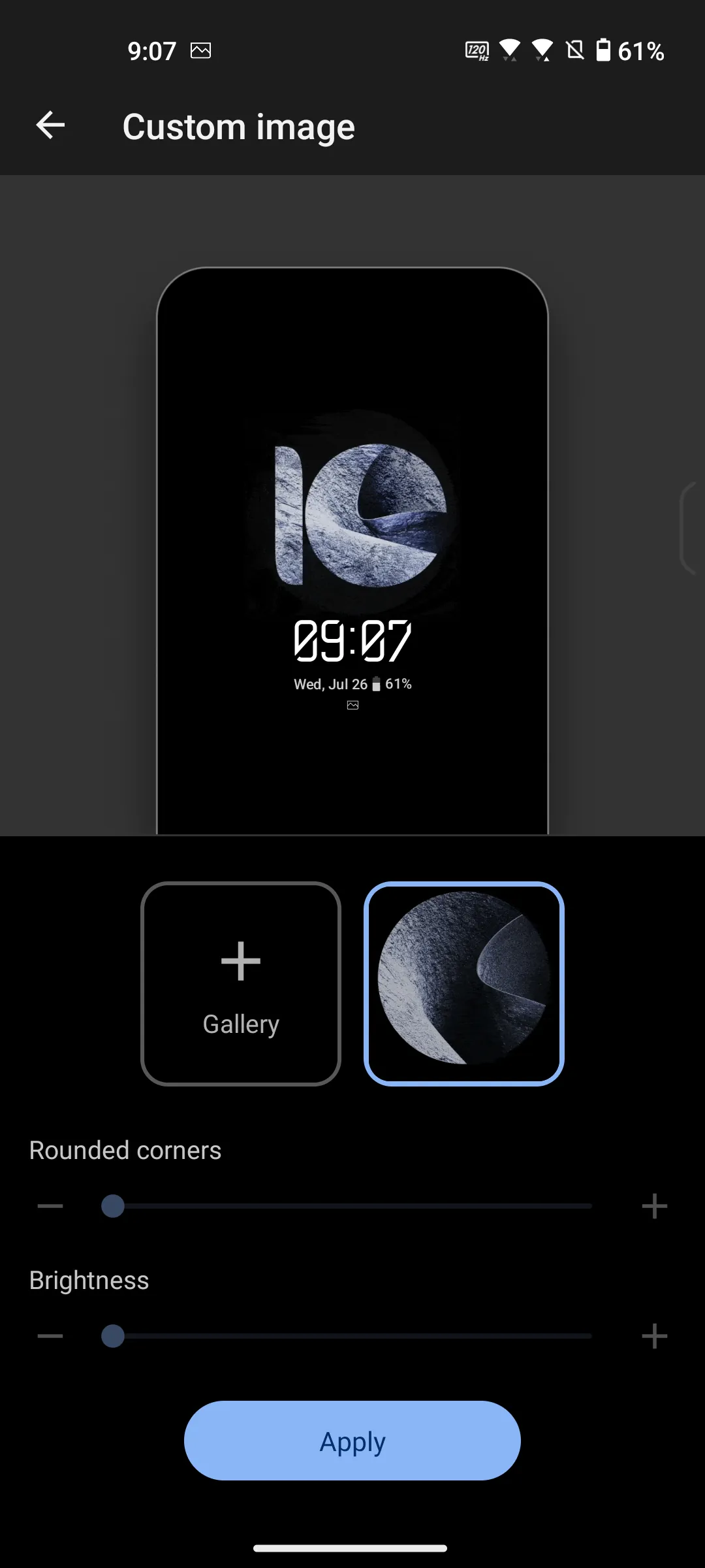 Zenfone 10 AoD settings