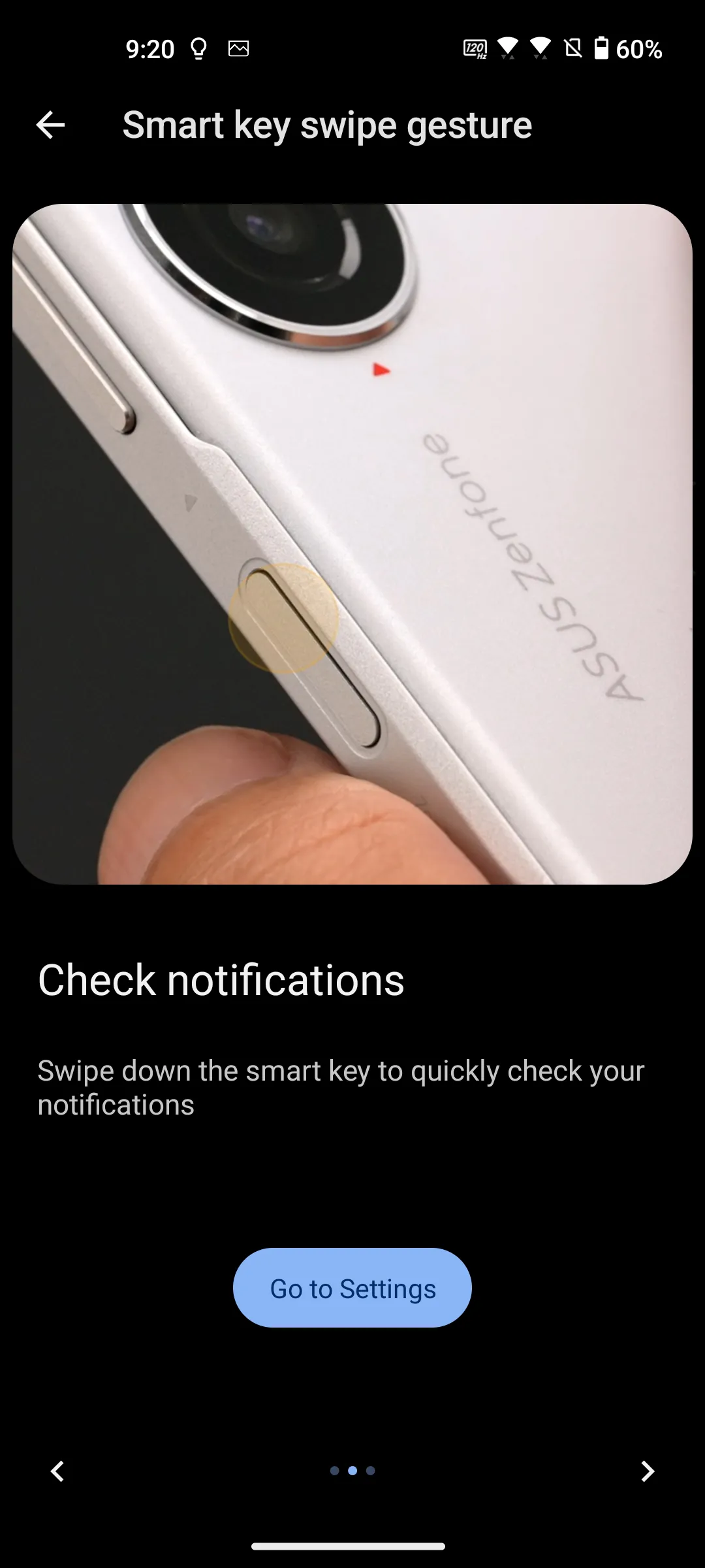 Zenfone 10 power key