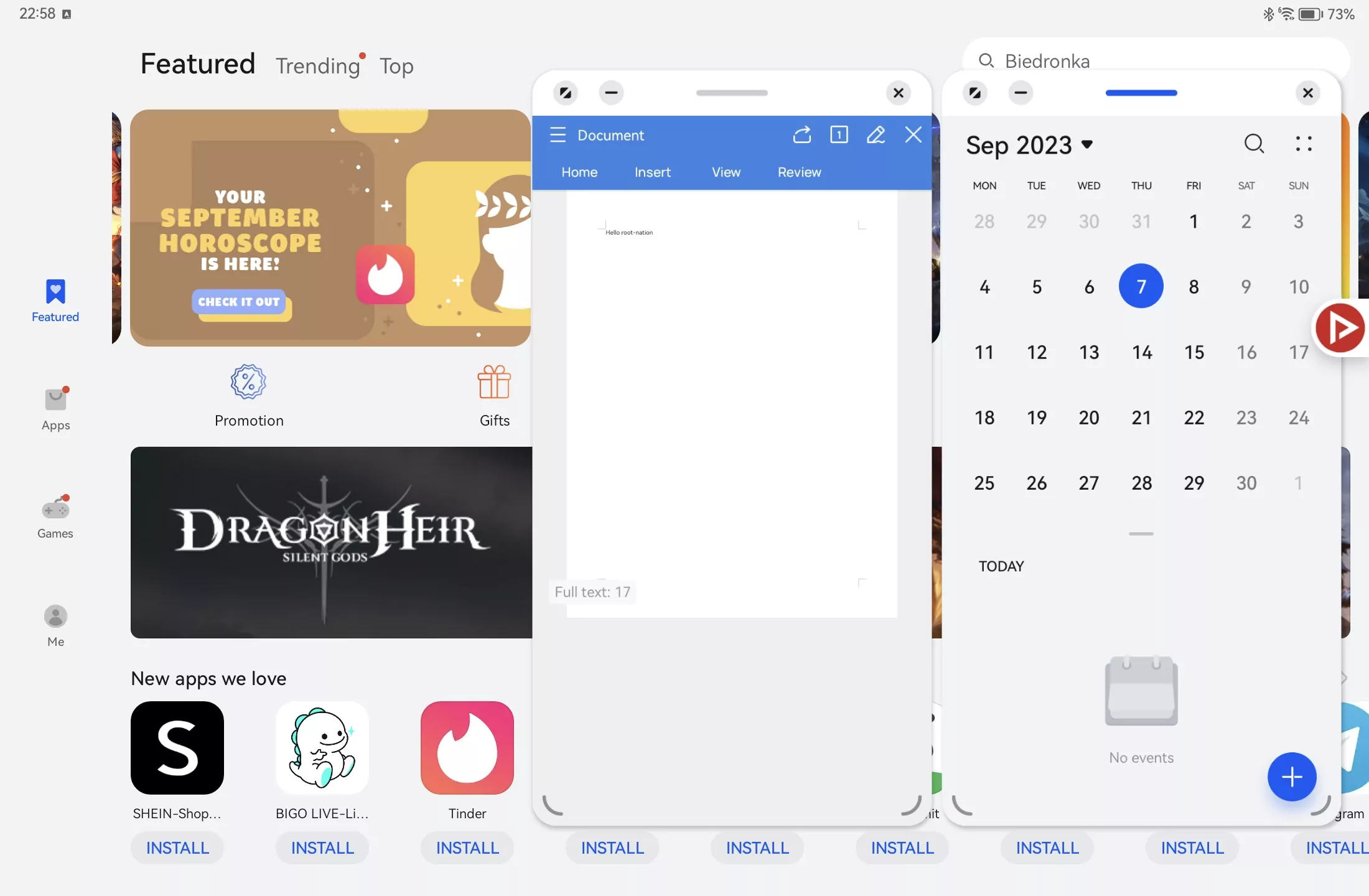 Huawei MatePad 11.5" UI