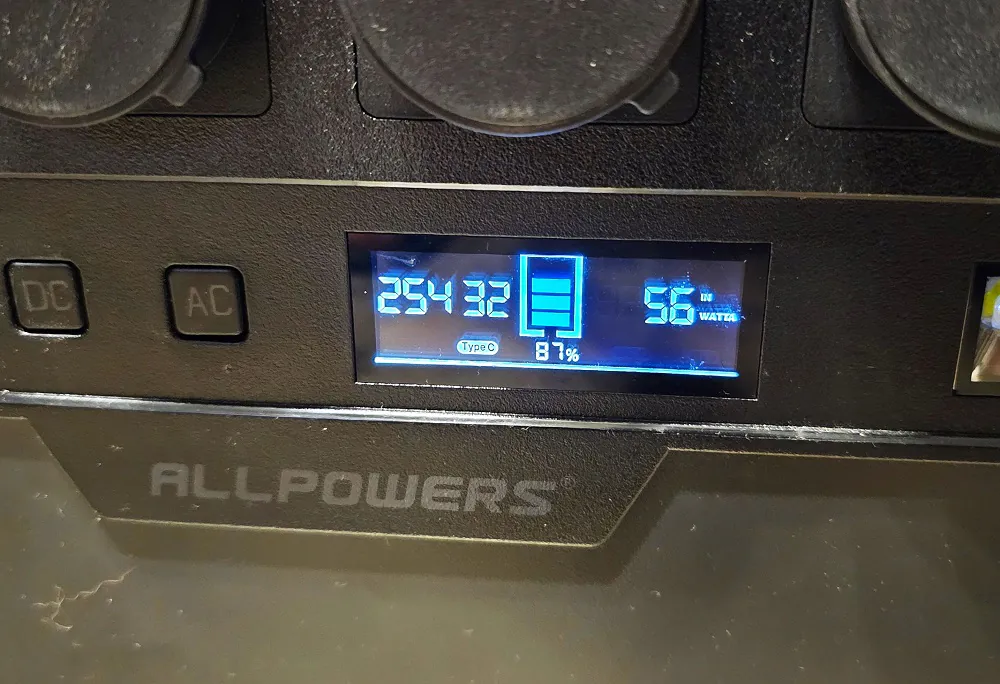 Charging ALLPOWERS S1500 by VOLTME Revo 140 CCA