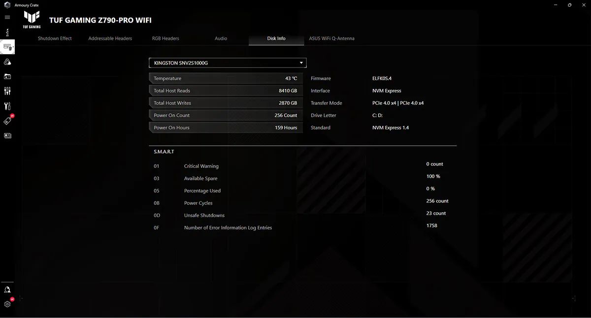ASUS TUF GAMING Z790-PRO WIFI