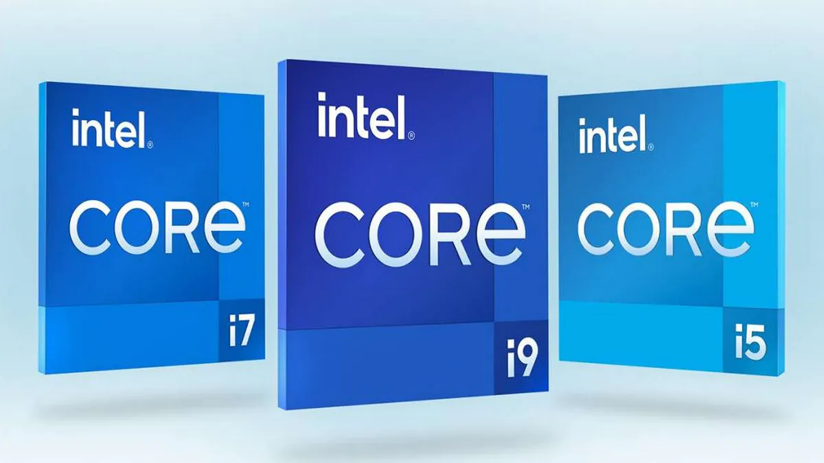 Core i5 i7 i9 logos