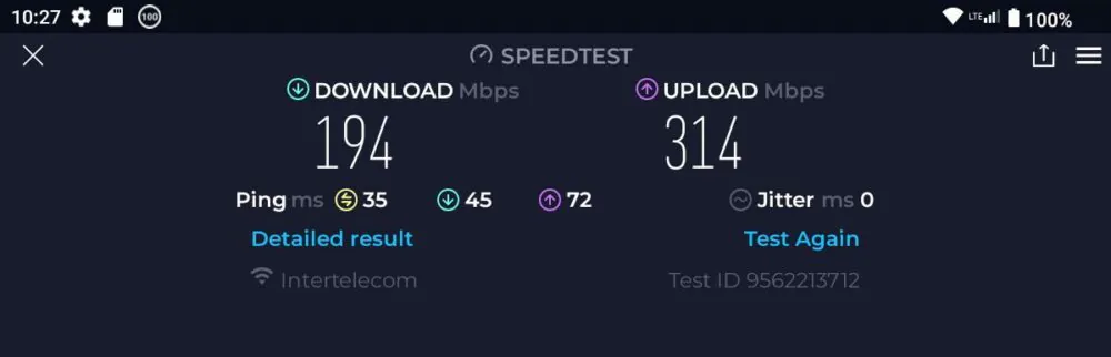 Cubot Tab 40 Wi-Fi speed