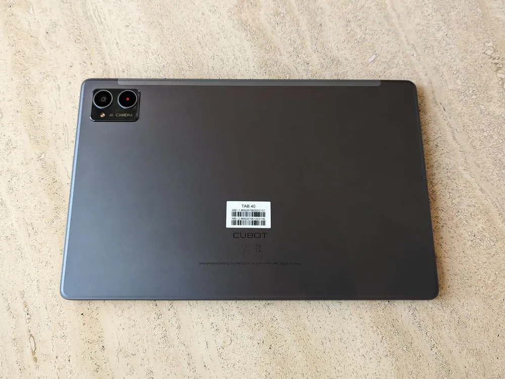 Cubot Tab 40 rear panel