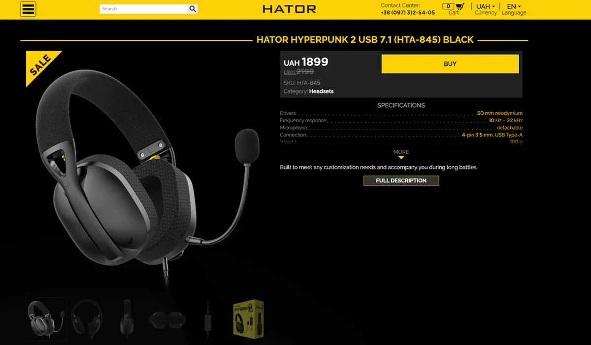 Hator 超朋克 2 USB 7.1