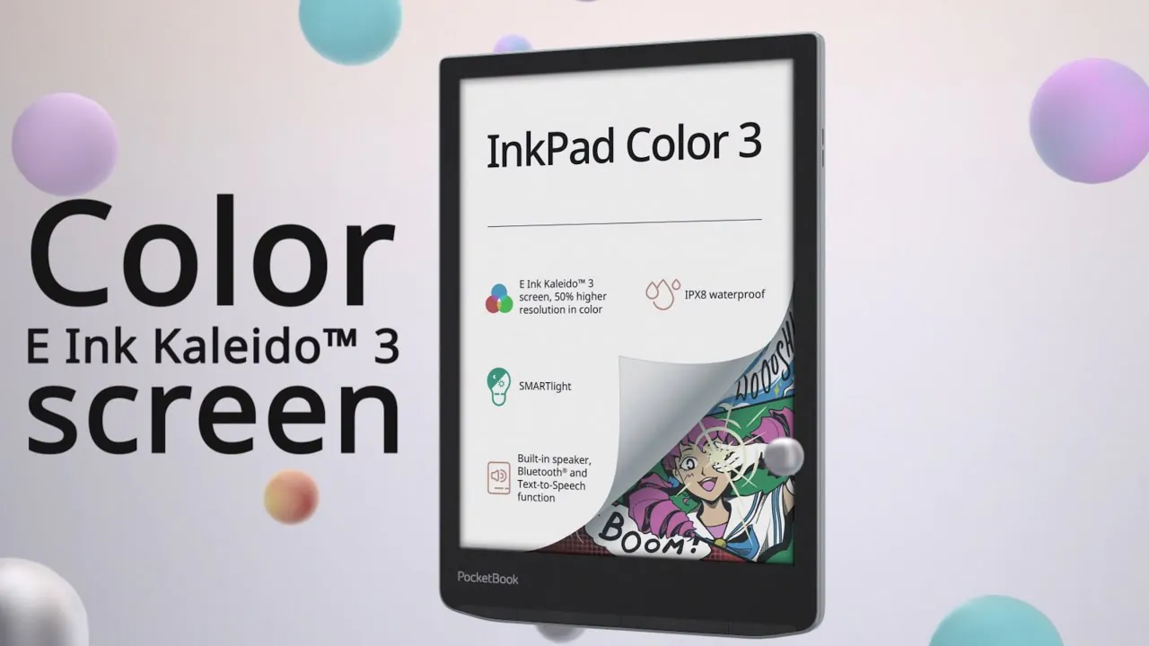 Pierwsze wrażenia na temat kolorowego czytnika PocketBook InkPad Color 3 –  co daje ekran Kaleido 3?
