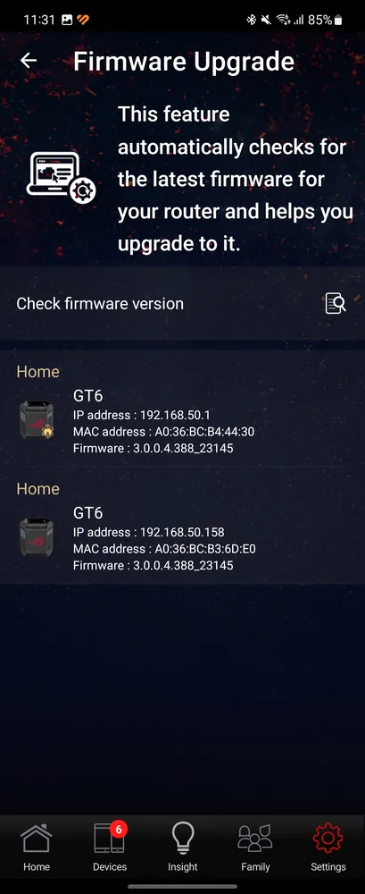 ROG GT6-ASUS Router