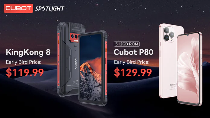 Прем’єра на AliExpress - представлено CUBOT KingKong 8 та P80 з 512 ГБ пам’яті
