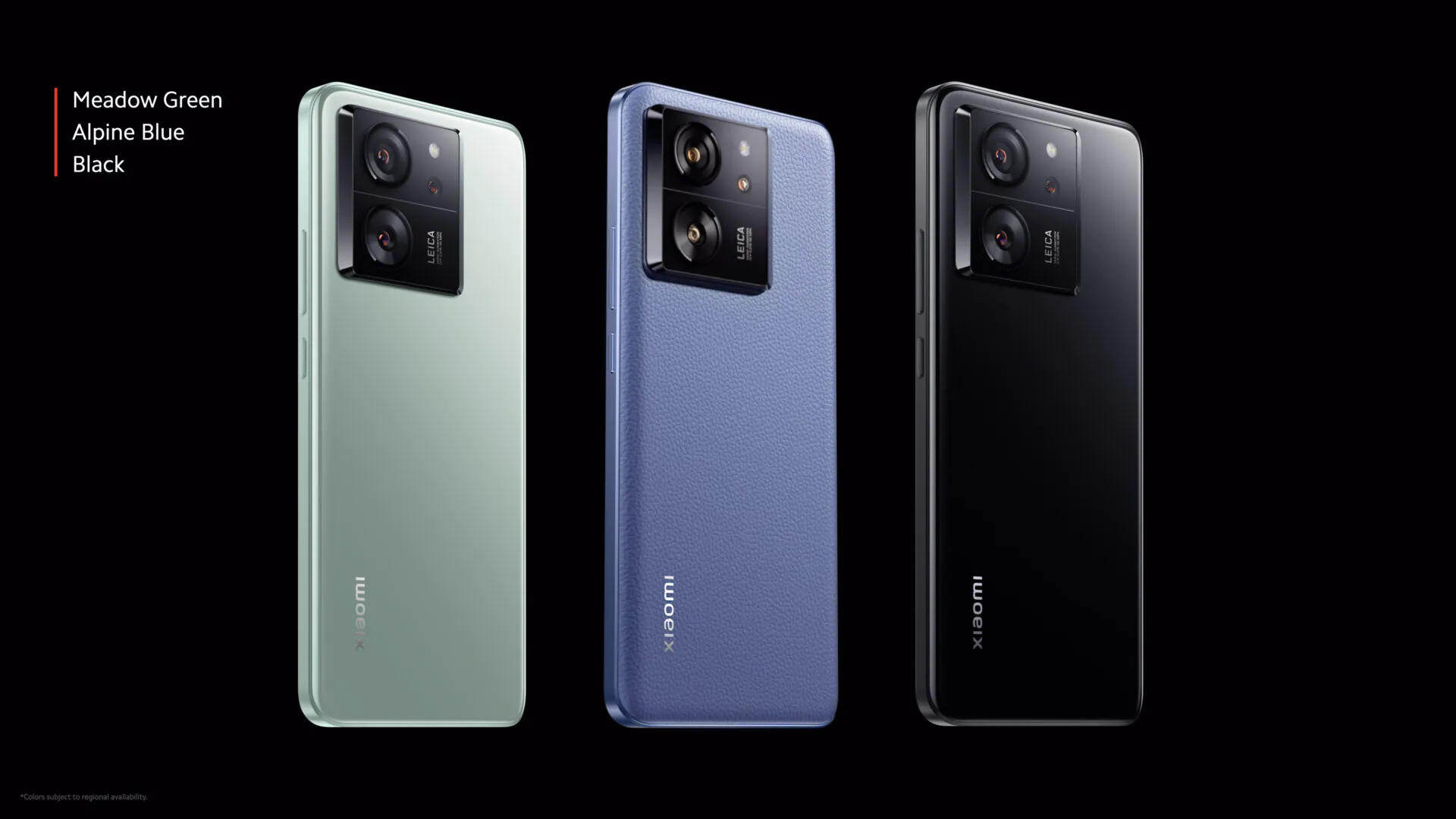 Xiaomi 13T colors