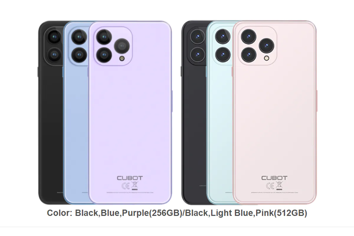Cubot P80 with a 5200 mAh battery, FHD+ display, and a 48MP camera