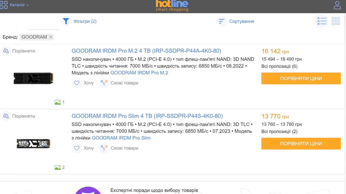Goodram IRDM Pro 2 TB