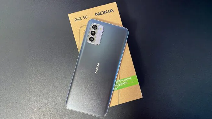 Nokia G42 Smartphone 5G HD+ de 6,56, Almacenamiento de 4 GB/128