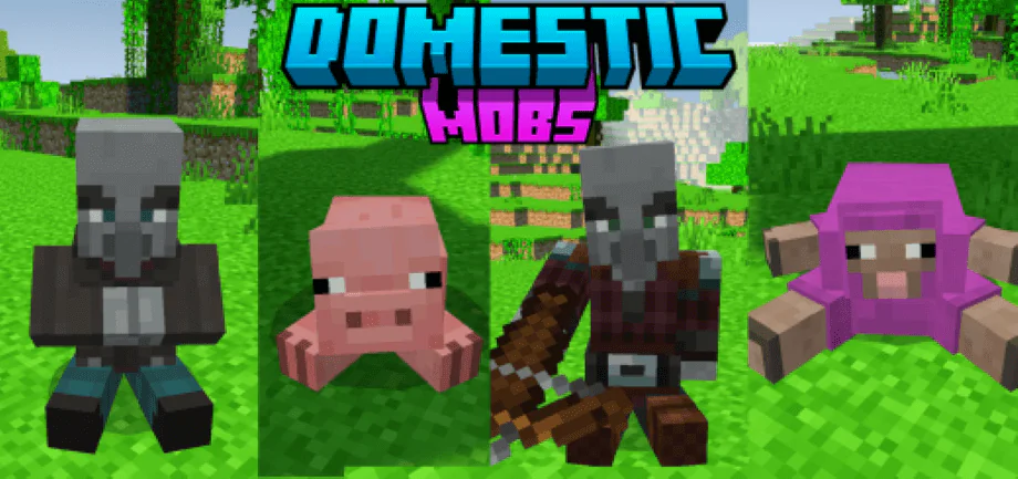 Denwih's Domestic Mobs mod for Minecraft PE on Android