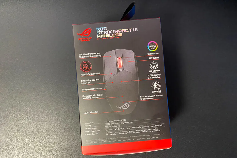 ASUS ROG Strix Impact III ไร้สาย