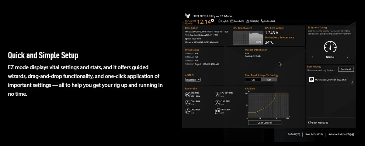 ASUS TUF GAMING B760M-BTF WIFI