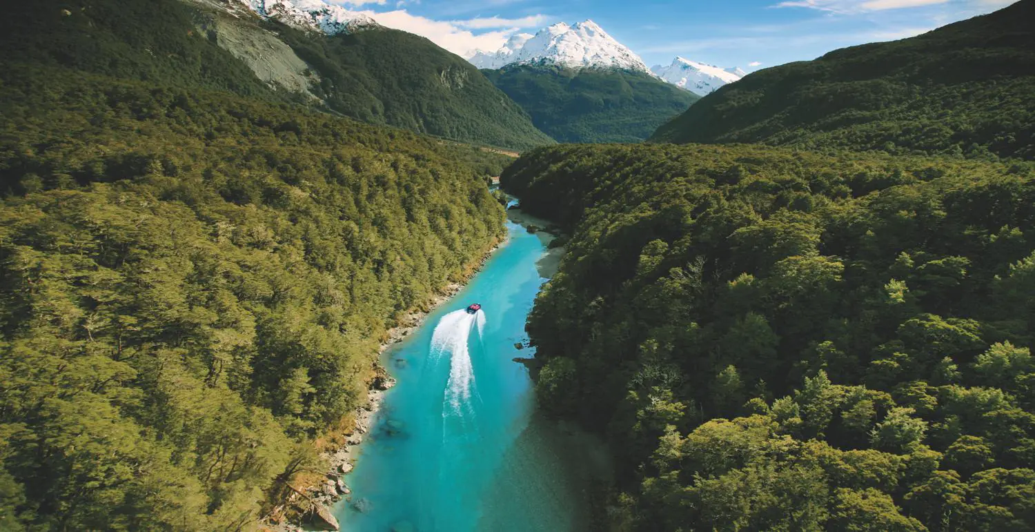 Dart River in New Zealand