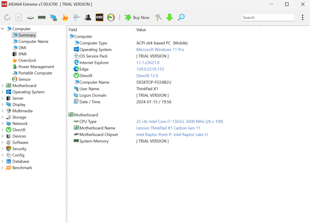Lenovo ThinkPad X1 Carbon Gen 11"